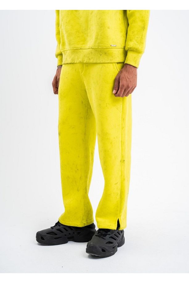 Yıkamalı Düz Baggy Eşofman PLZ - 1