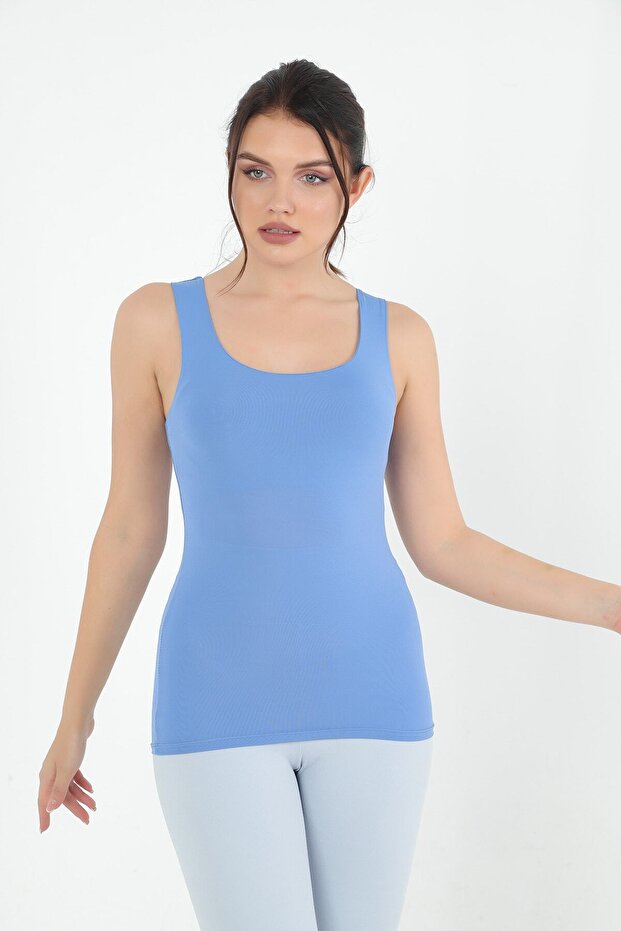 Kadın Atlet/mavı/m - 2