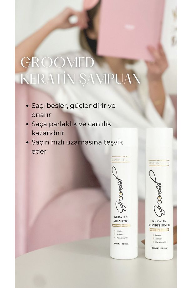 Keratin İçeren Sülfatsız Şampuan 300 ml - 5