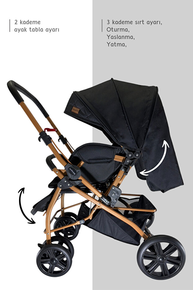 Çift Yönlü Bebek Arabası - 3