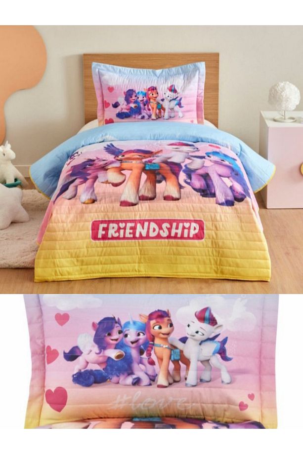 My Little Pony Tek Kişilik Yatak Örtüsü Seti - 2