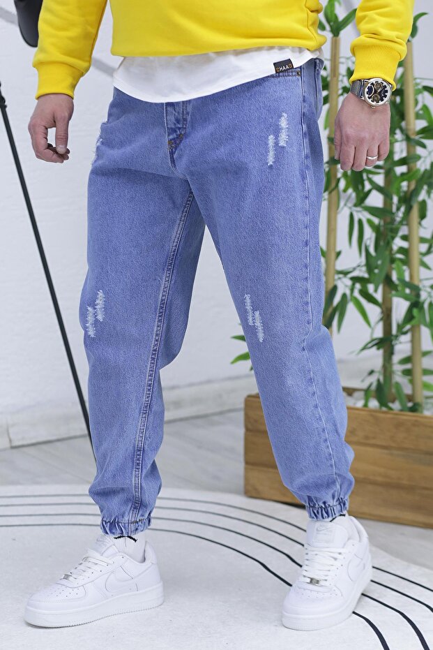 بنطال جينز رجالي بأصفاد مرنة، Boyfiren Jeans Pnt. 646