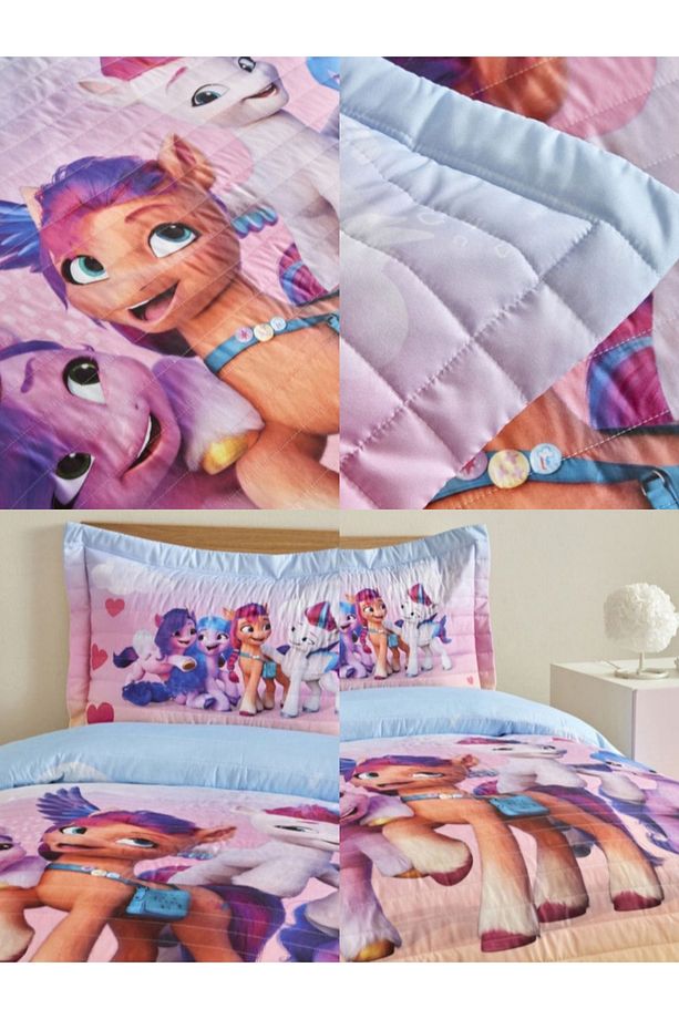 My Little Pony Tek Kişilik Yatak Örtüsü Seti - 1