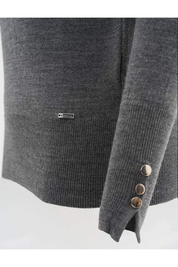 Basic Triko Kazak Antrasit - 3