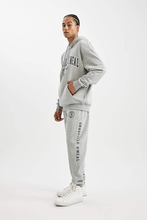 DFC - DeFactoFit Shaquille O'Neal Standart Fit Cepli Uzun Paça Jogger Eşofman Altı - 4