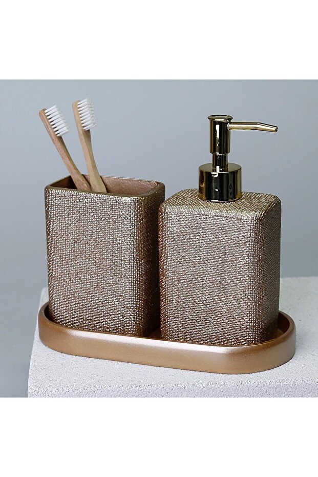 Linen Banyo Seti Vizon - 7