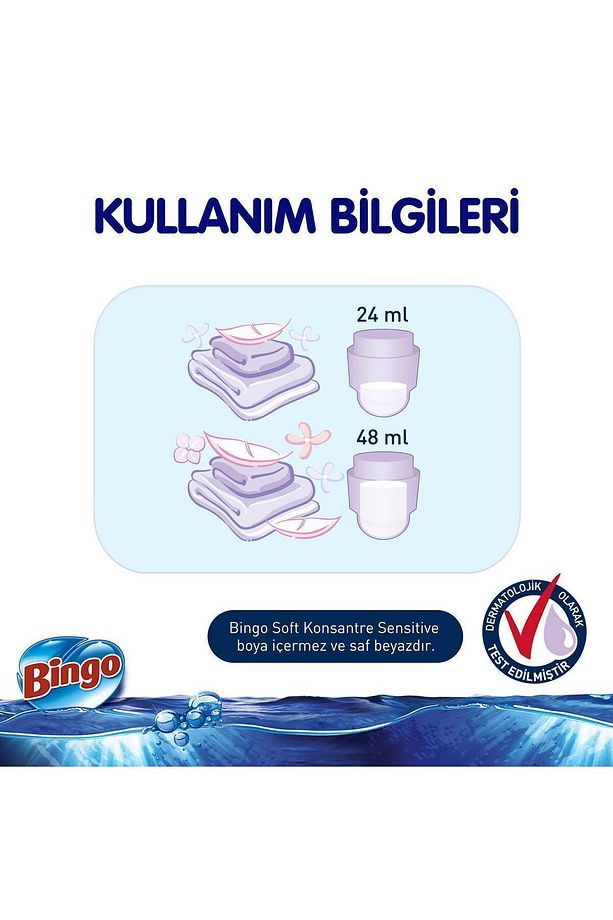Soft Konsantre Çamaşır Yumuşatıcısı Sensitive 1440 ml X 4 Adet - 7