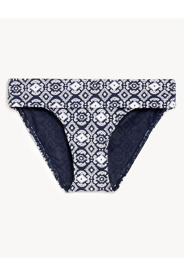 Regular Fit Desenli Bikini Altı - 6