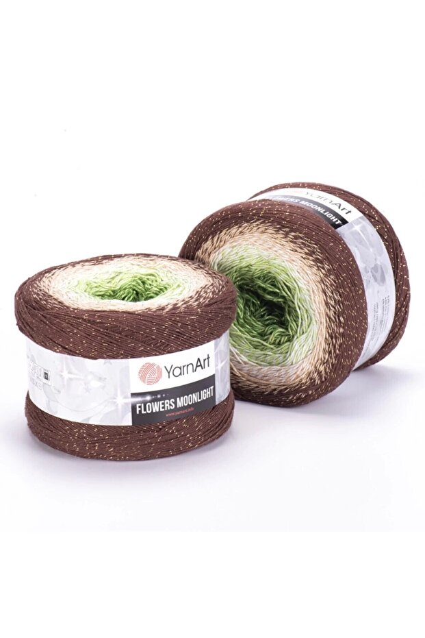 Flowers Moonlıght - Simli, Ebruli El Örgü Ebruli-3272 - 1