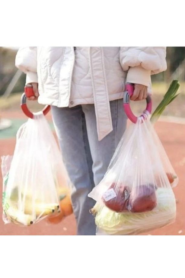 Poşet Taşıma Aparatı Pratik Ağır Malzeme, Çanta Taşıyıcı Kolu Tutacağı - 3