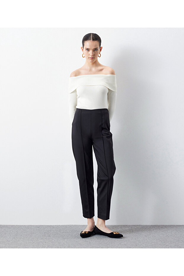 Cigarette fit pantolon - 3
