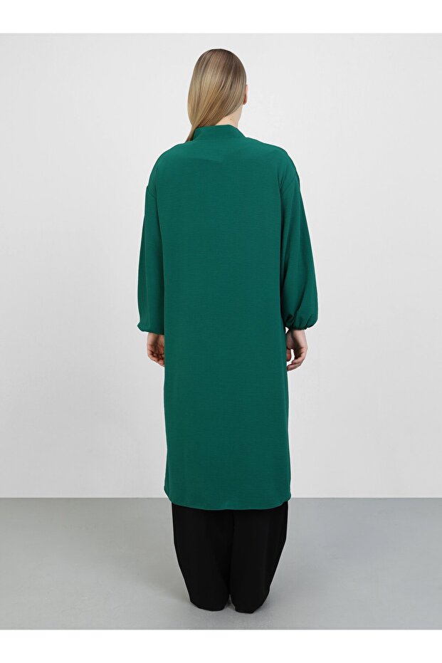 Aerobin Ferace باللون الأخضر الزمردي - تفاصيل الأزرار - 6