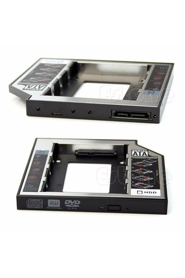 Caddy Notebook 9.5mm Cdrom Yerine Hdd/ssd Takma Aparatı - 2
