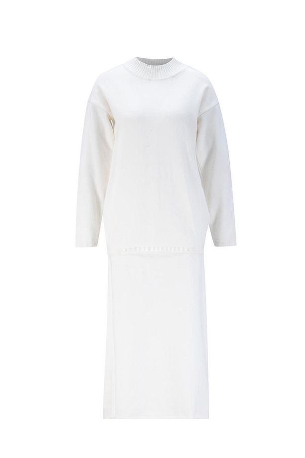 Basic Triko Takım 24kd4222 Ekru - 6