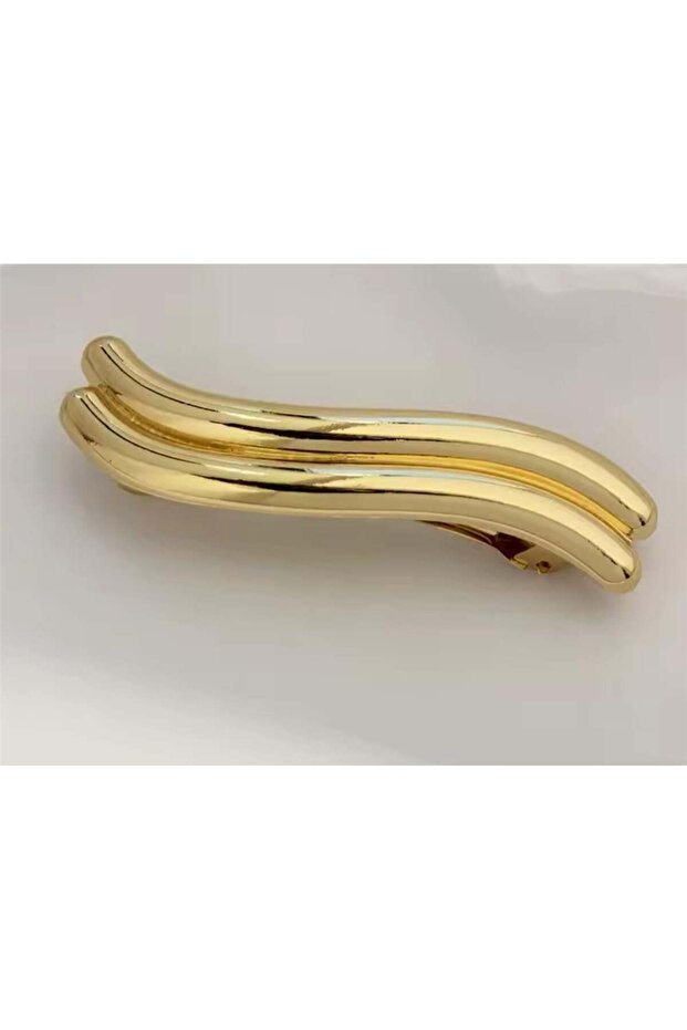 Gold Wavy Automatic Buckle