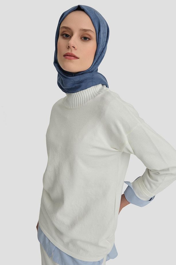 Basic Triko Takım 24kd4222 Ekru - 4