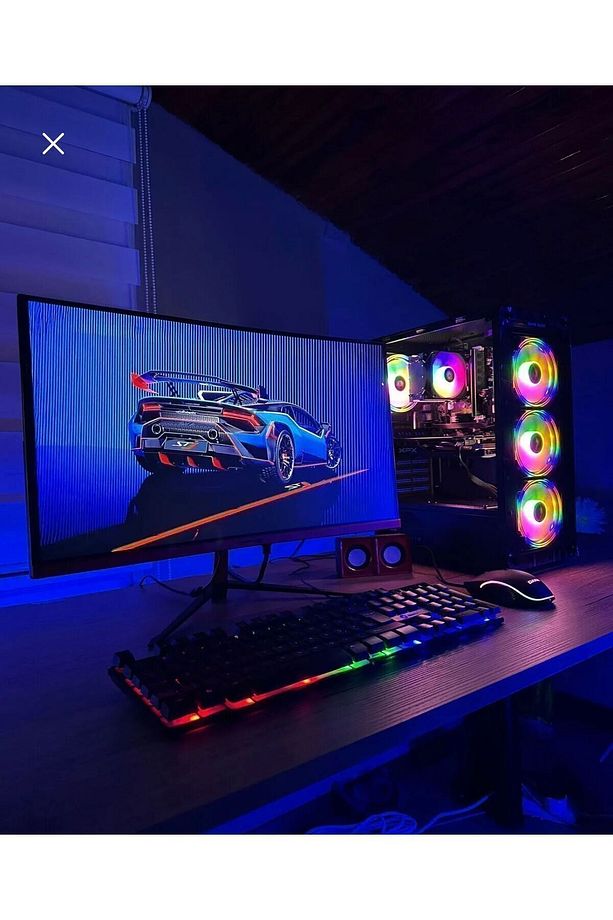 Full Gaming Set Oyuncu Bilgisayarı Hazır Sistem - 1