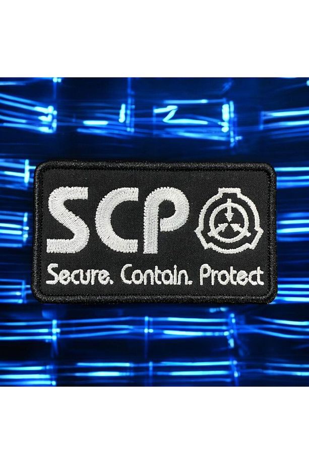 Scp | Secure Contain Protect Patch Nakış Arma Peç 10 X 6 Cm - 1