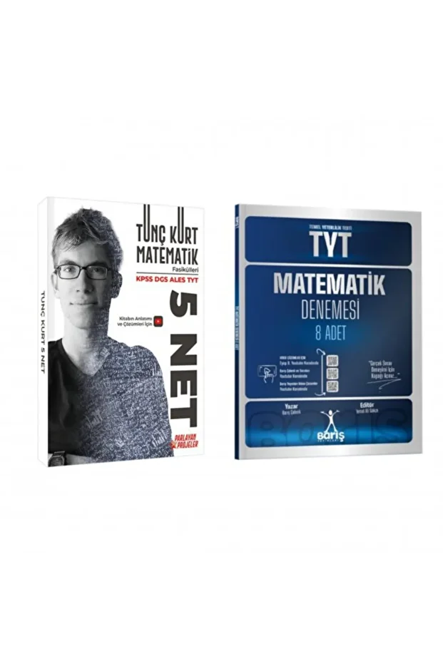Tunç Kurt KPSS-DGS-ALES-TYT 5 NET Matematik+ Barış Çelenk TYT Matematik Deneme - 1