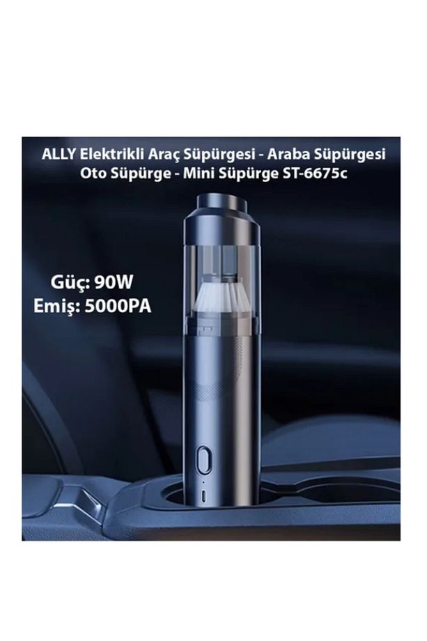 MEFA ÖS ŞARJLI Araç Süpürgesi - Araba Süpürgesi - Oto Süpürge - 5