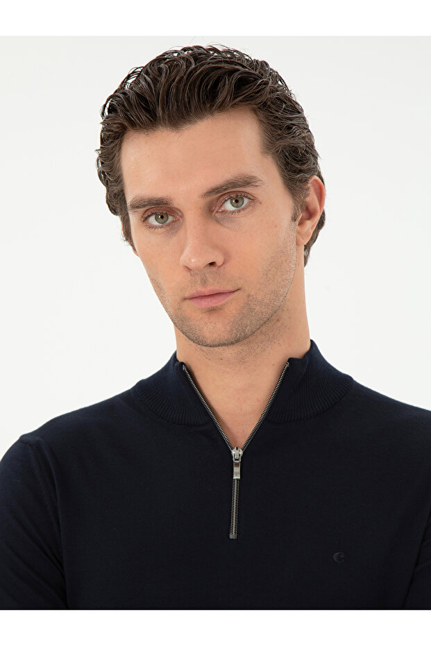 Lacivert Regular Fit Basic Kazak 50296487-VR033 - 2