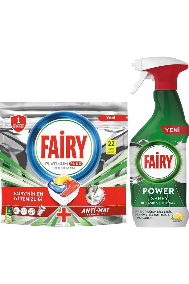 Platinum Plus 22 Yıkama Bulaşık Makinesi Kapsülü Power Sprey 3’ü 1 Arada Bulaşık Ve Mutfak 5 - 2