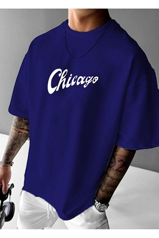 تي شيرت مطبوع عليه CHICAGO BULLS