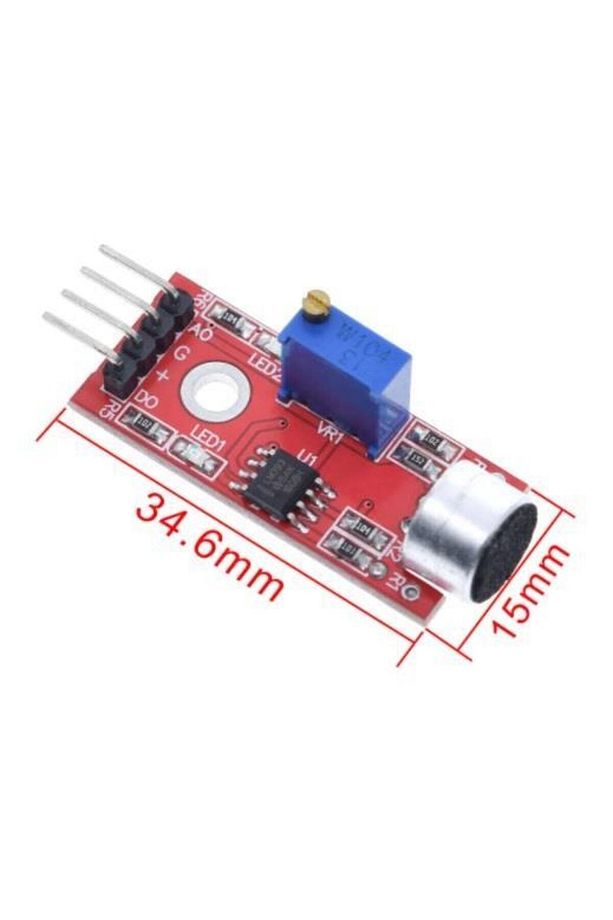 Ses Sensör Modülü Mikrofon Analog Dijital Çıkış Arduino Ses Sensörü - 2