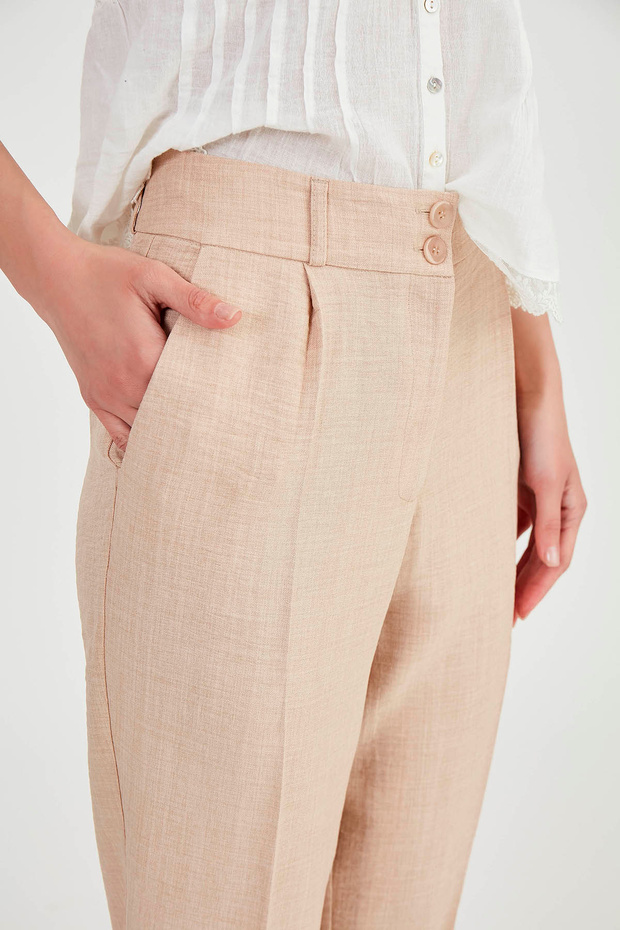 بنطال بخصر عالٍ بزرين - 2