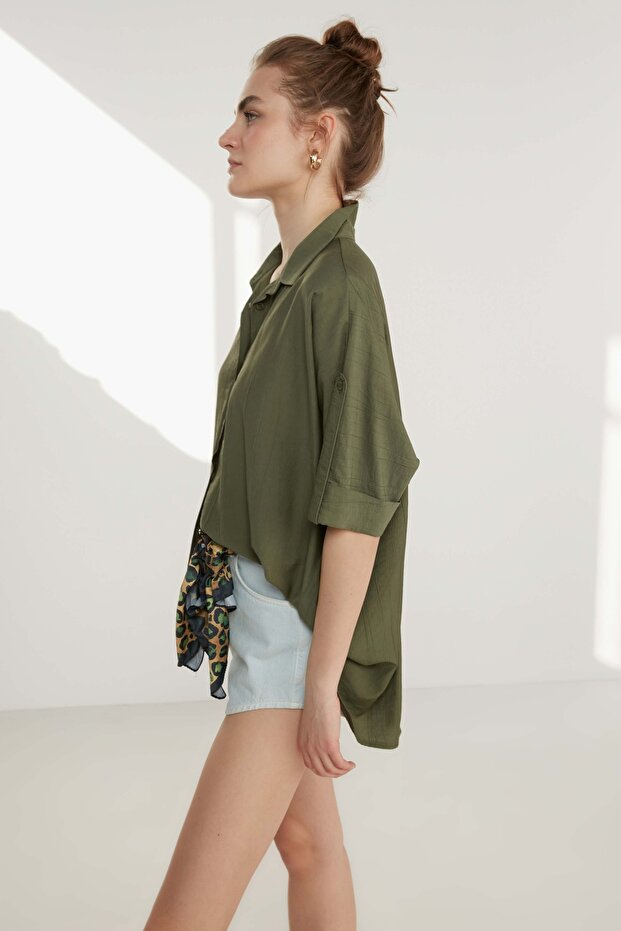 Krinkıl Kısa Kol Gömlek - 2