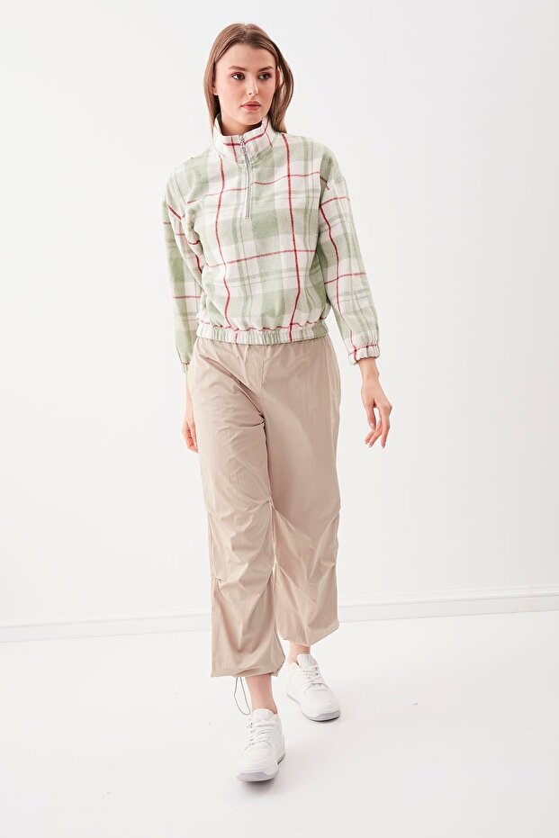 انغلق العرق الياقة العالية منقوشة نمط - 4