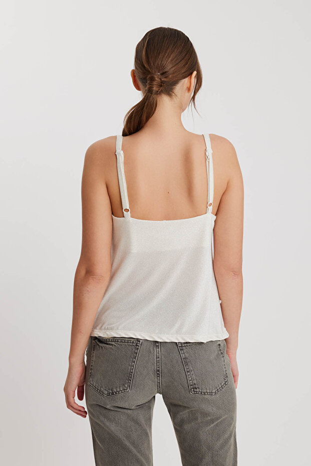 Degaje Yaka Simli Bluz - 5