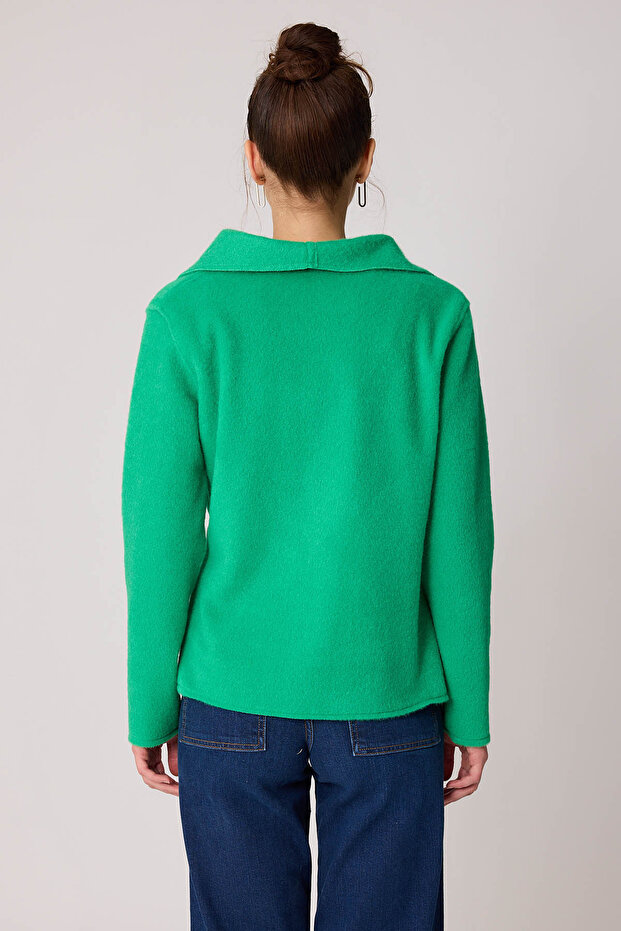 سترة قطع غير متماثلة مع ربطة عنق إكسسوارات - 5