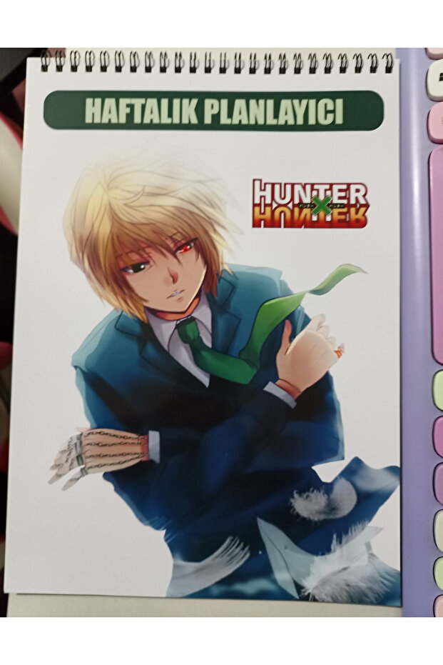 مخطط الرسوم المتحركة Hunter x Hunter Kurapika مقاس A4 مقاس 40 ورقة