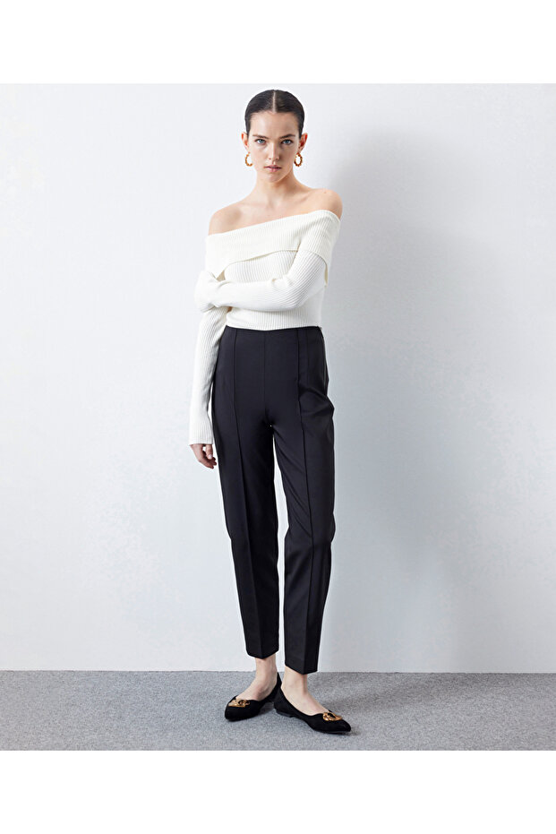 Cigarette fit pantolon - 4
