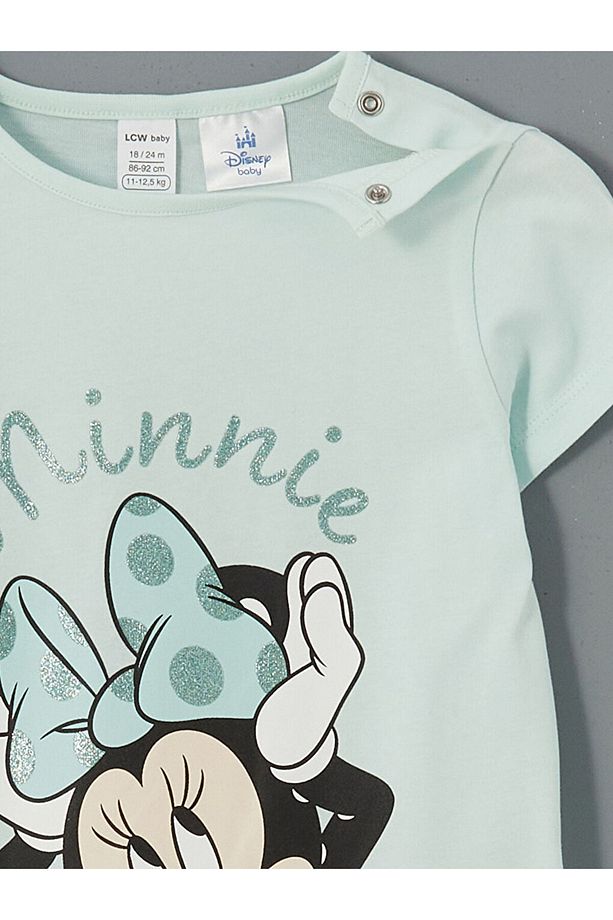 LCW baby Minnie Mouse Baskılı Kız Bebek Pijama Takım - 6