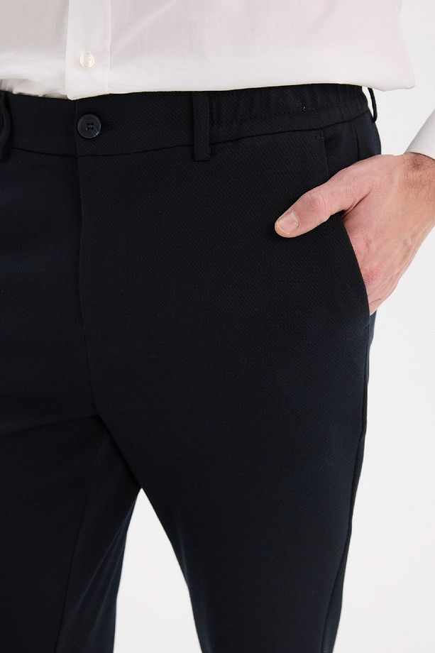 Jogger Yazlık Kumaş Pantolon Basic Düz Cepli Düz Paça D3695ax25sp - 6