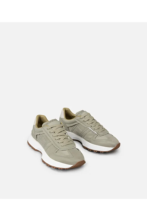 Bağcıklı colorblock sneaker - 3