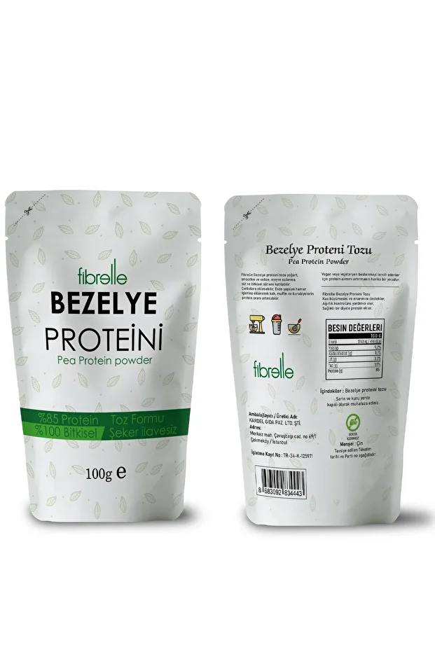 Saf Bezelye Proteini Tozu 100gr - 3