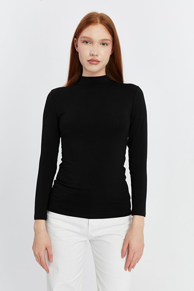 Emma Single Pack Bamboo Lycra Long Sleeve Half Fisherman Women's Bodysuit