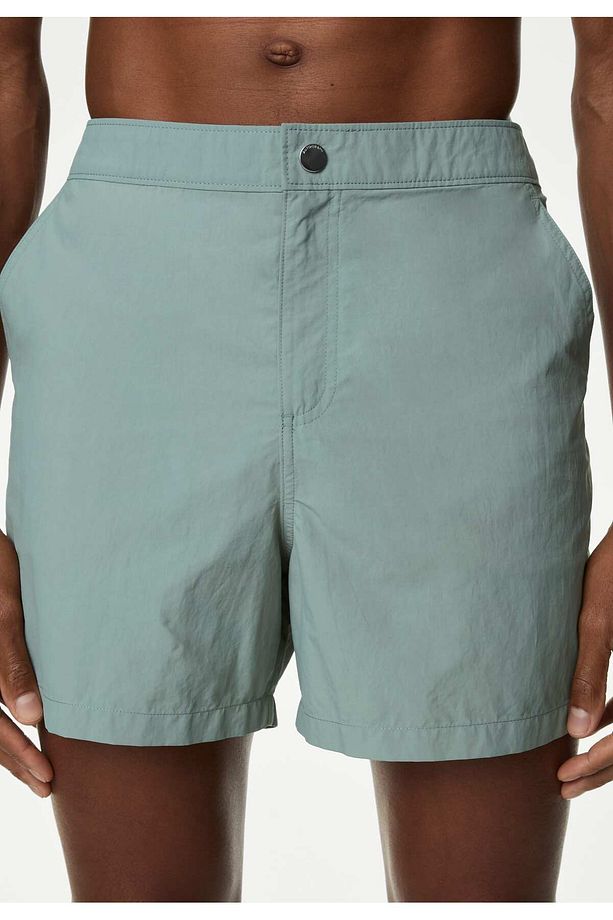 Regular Fit Quick Dry Deniz Şortu - 1