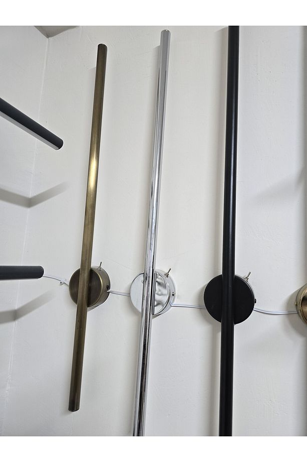 75 CM KROM KASA SARI IŞIK ELEKTRİKLİ ANAHTARLI ÇUBUK-STİCK-TABLO-KORİDOR-YATAK BAŞI APLİK - BİR ADET - 6