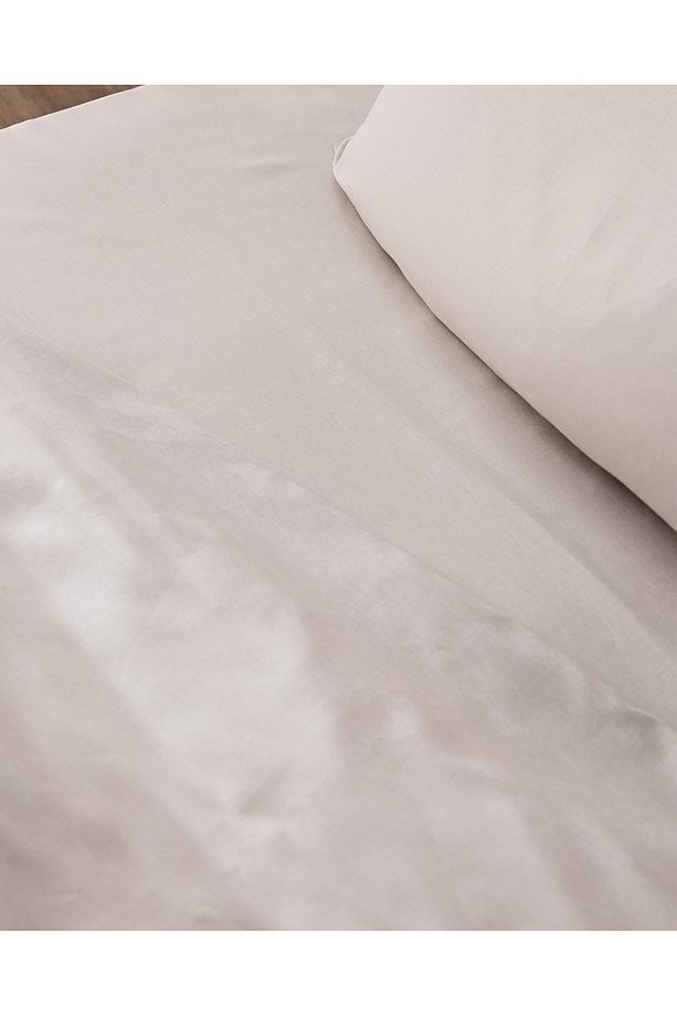Songe Tek Kişilik %100 Pamuk Chambre Nevresim Takımı - Ekru - 4