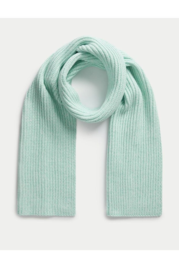 Desenli Örme Atkı - 1