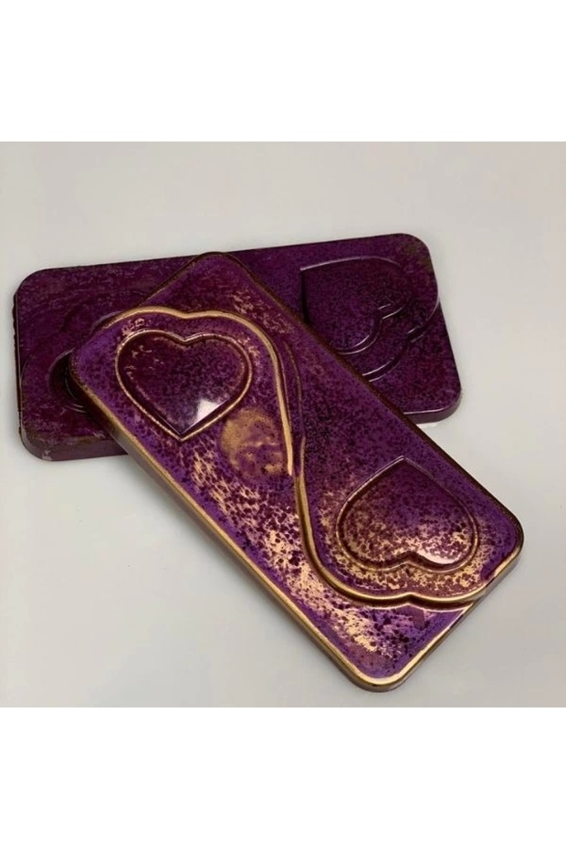 Polycarbonate Heart Tablet Chocolate Mold 95 Gr | Cm-3846