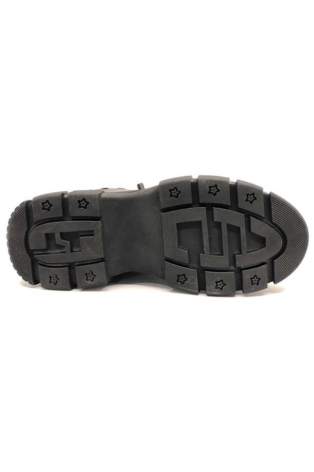 Fade Memory Kaucuk Kaymaz Taban Unisex Kadın Bot Siyah - 5