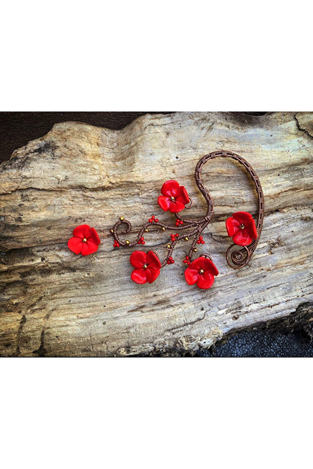 التفاف الأذن سلك نحاسي التفاف القرط - 1