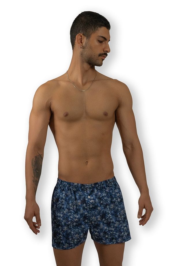 Boxer Erkek, 5'li "karışık" Boxer Set, % 100 Pamuklu Poplin Kumaş Boxer, Canlı Renkler, 5 Adet - 7
