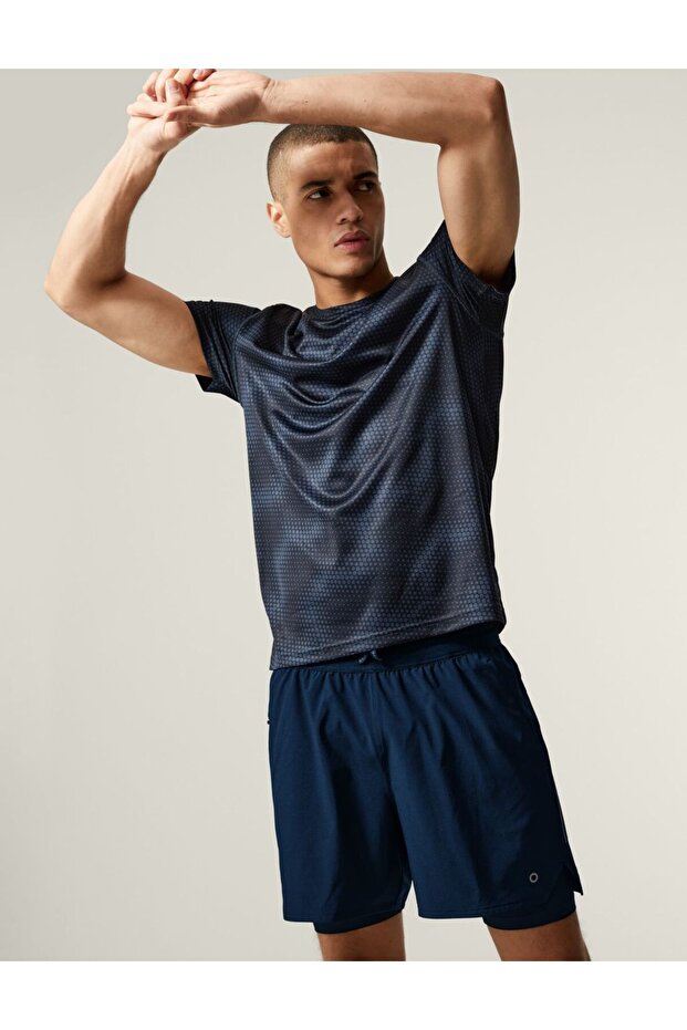 Çift Katlı Regular Fit Şort - 2