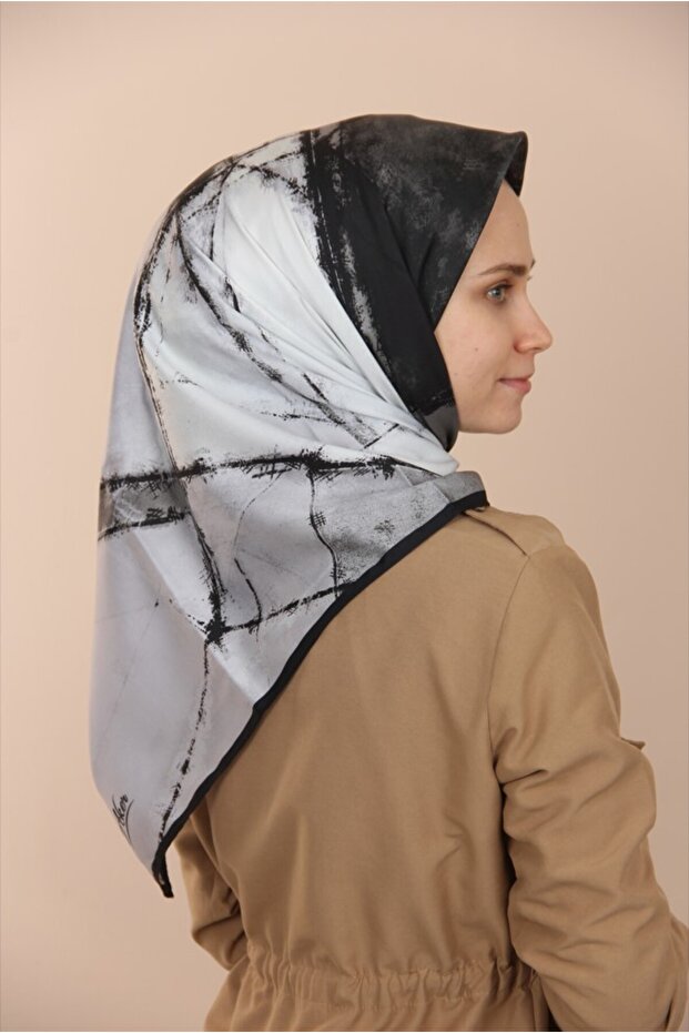 914 Polyester Twill Eşarp 7487795 - 3